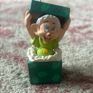 Festive Dopey Ornament in Green Box